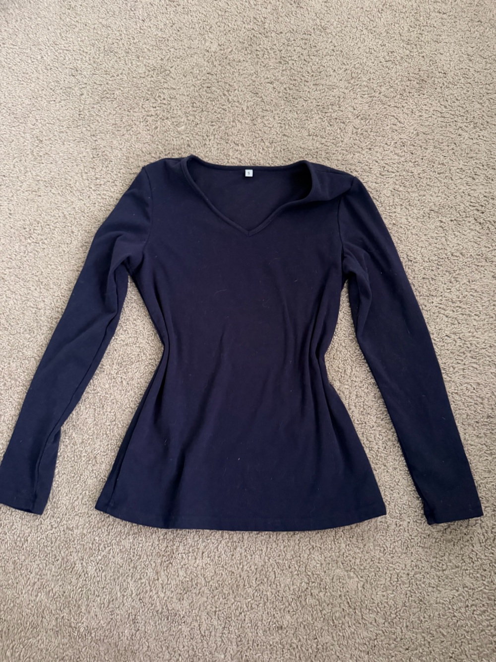 Classic Women's Navy Crewneck Sweater